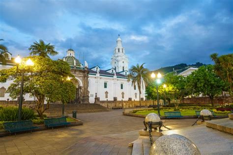 Plaza Grande in Old Town Quito, Ecuador Stock Image - Image of ancient ...