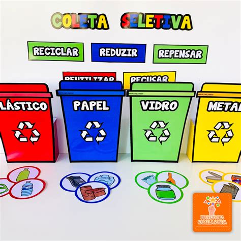 Trabalho Sobre Coleta Seletiva - Cartaz Coleta Seletiva para Imprimir - Projeto Meio Ambiente Educação ...