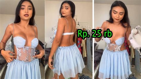 Jadi Sorotan Orang Live Jualan Online Pakaian Try On Haul Olshop