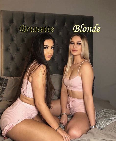 Sexy Babes Around The World K On Twitter Brunette Or Blonde Who You Getting Into Bed With