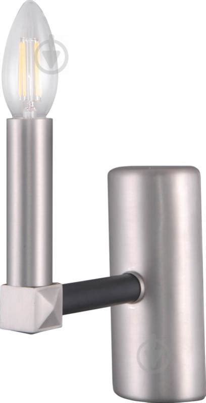 ᐉ Бра Victoria Lighting Candle/AP1 1x40 Вт E14 матовый никель • Купить ...