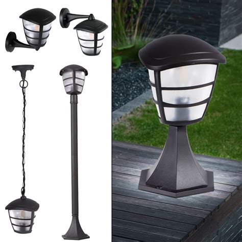 Led Wand Au En Lampe Terrassen Garten H Nge Laterne Graphit Alu Stand