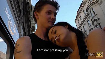 HUNT4K Dark Haired Chick Worships Dick For Good Amount Of Cash XVIDEOS