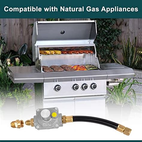 GASPRO Natural Gas Pressure Regulator, 1/2 PSIG Inlet Pressure & 4" W.C ...
