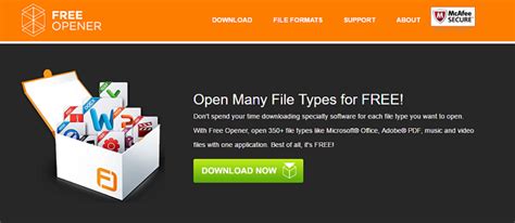 opener  powerful tool  open popular file types