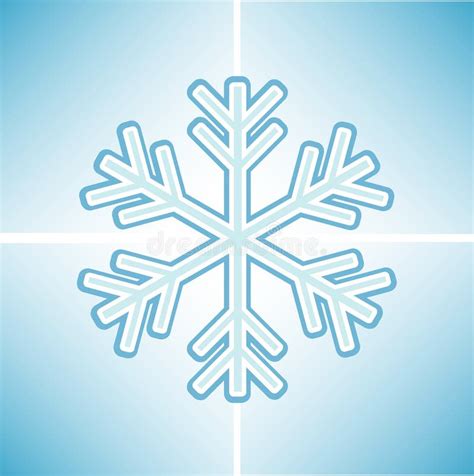 De Achtergrond Van De Sneeuwvlok Vector Illustratie Illustration Of