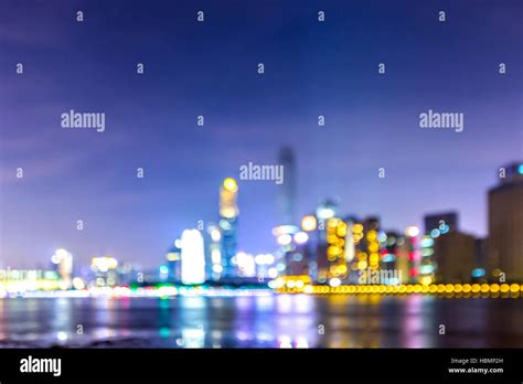 Guangzhou Night city background Stock Photo - Alamy