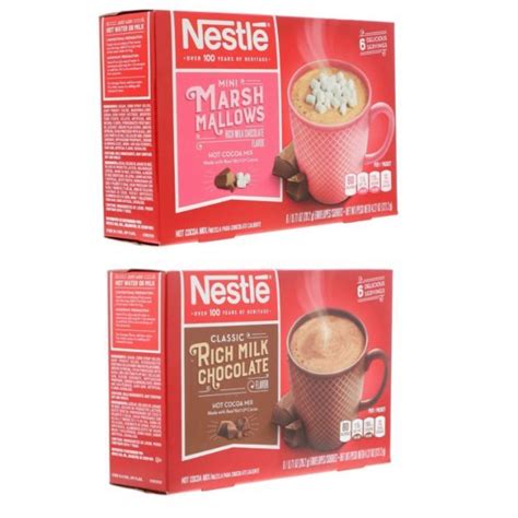 Nestle Hot Cocoa Mix Rich Milk Chocolate Flavor Packets G Shopee Malaysia