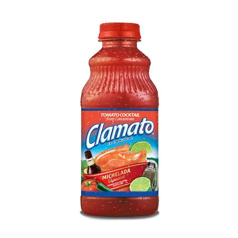 Clamato Michelada Especial Tomato Cocktail 32oz 12pk Nimbus Imports