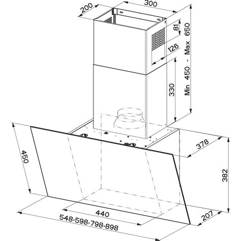 FABER Wand-Dunstabzugshaube Daisy LED WH A55 weiß 550 mm