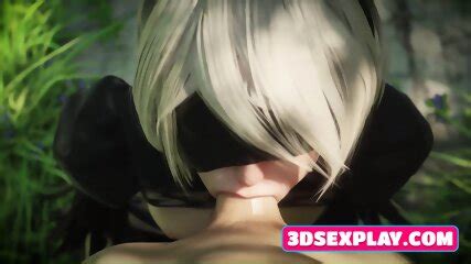 Horny B From Game Nier Automata Sucked A Huge Cock Collection