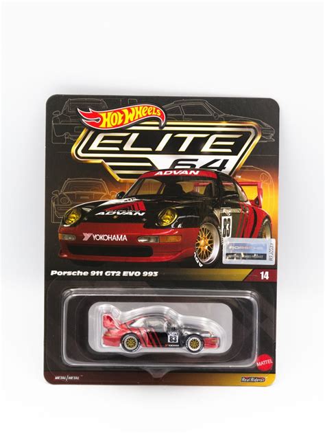 HOT WHEELS Elite Porsche GT Evo KOLEKCJONERSKI IDEAŁ Hot