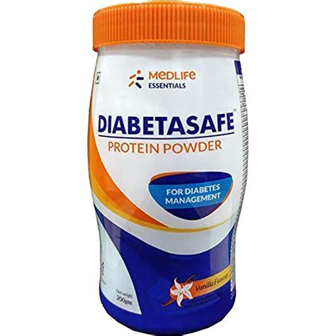 Buy Medlife Essentials Diabetasafe Vanilla Protein Powder 200 Gm Online