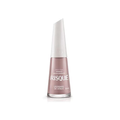 Esmalte Risqué Nude Cremoso Lágrimas de Vênus 8ml Sol Peeling