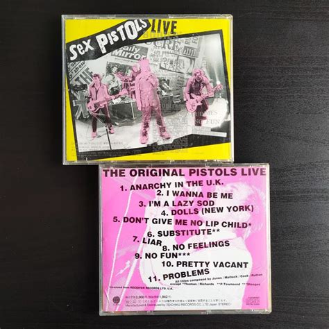 CD JAPAN PRESS PUNK SEX PISTOLS LOT SEX PISTOLS FILTHY LUCRE LIVE THE ORIGINAL SEX