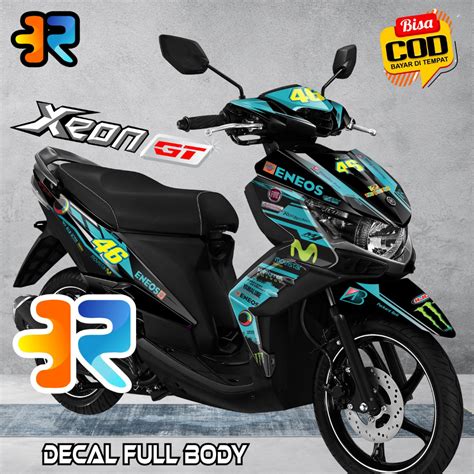 Jual Decal Xeon Gt Stiker Full Body Variasi Desain Rossi Shopee Indonesia