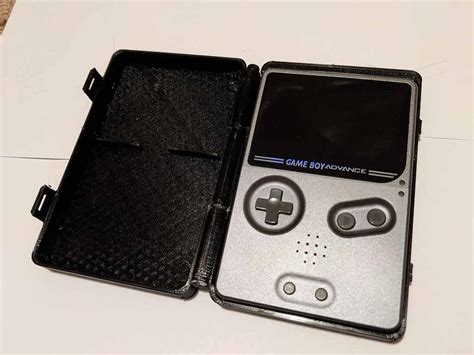 Free Stl File Makho Game Boy Advance Sp Slate Case・3d Print Design To