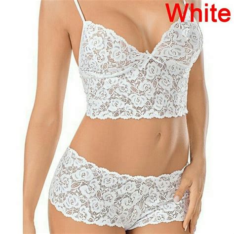 Intimates Sleepwear White Lace Baby Doll Underwear Lingerie Set Poshmark