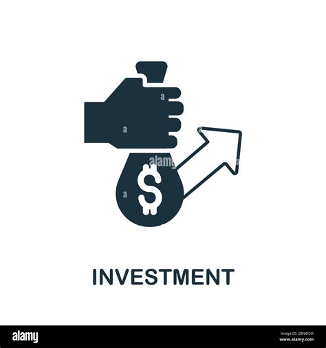 Investment Icon Simple Line Element Investment Symbol For Templates