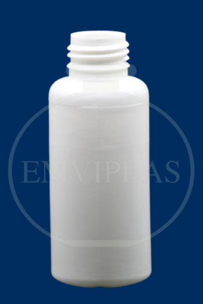 Frasco Cil Ndrico Ml Branco Mm Emviplas