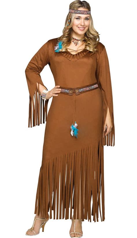 Plus Size Womens Native American Costume Native Indian Costume