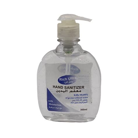 Rich Ultra Hand Sanitizer 300 Ml Al Hoda Cleaning Ind Ltd