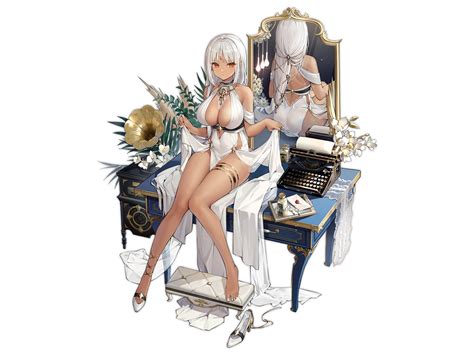 Girl Sexy Ass Cleavage Long Hair Dress Boobs Anime