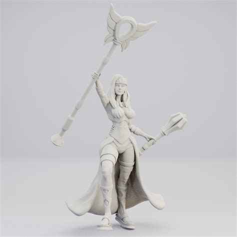 Hot Goblin 戦闘巫女 ミニチュア ホットゴブリン TRPG 聖職者