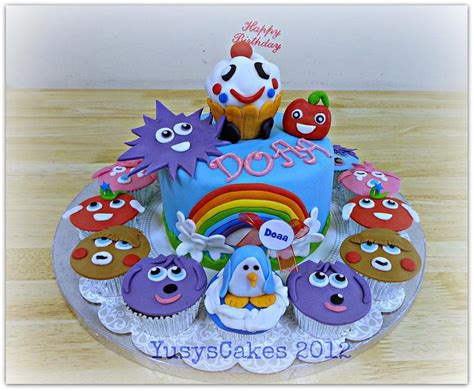 Moshi Monster Cake And Cupcakes Decorated Cake By Yusy Cakesdecor