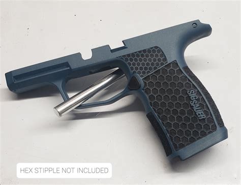 Cerakote P365 Xl Grip Module Blue Titanium Madtech Industries