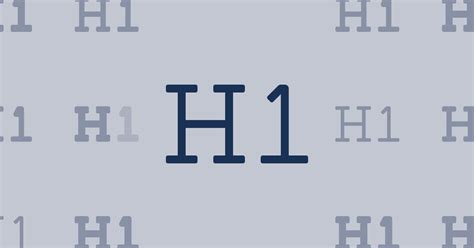 H1 Heading Light Icon | Font Awesome