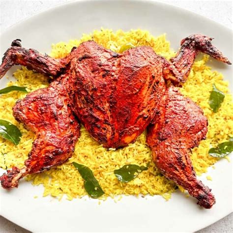 Whole Oven Roasted Tandoori Chicken