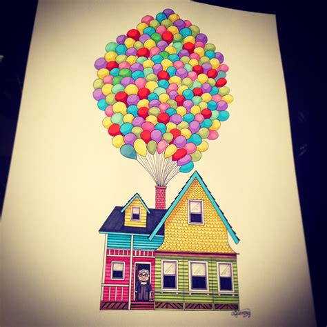 Casa De Balao Desenho - Casa De Balao De Filme