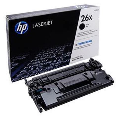 HP 26X High Yield Black Original Toner Cartridge CF226X Red Bus