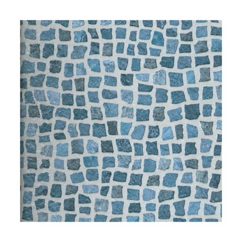 Colours Tadorna Dark Blue Mosaic Effect Self Adhesive Vinyl Tile 06 M²
