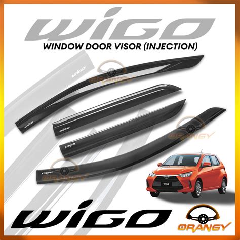 All New Toyota Wigo 2023 To 2025 Injection Oem Type Window Door Rain