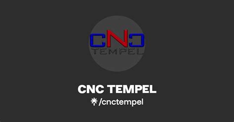 CNC TEMPEL Instagram Facebook TikTok Linktree