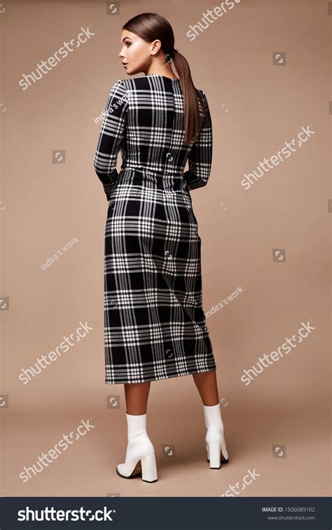 Brunette Hair Woman Beautiful Face Sexy Stock Photo