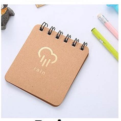 Jual Notebook Kraft Mini Spiral Buku Tulis Notebook Aesthetic Notebook