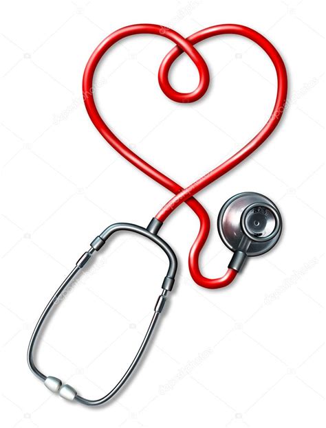 Stethoscope Heart Stock Photo Lightsource 7281741