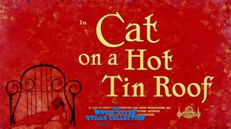Cat On A Hot Tin Roof Title Sequence YouTube