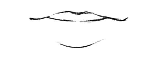 how to draw lips anime