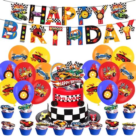 Globos Hot Wheels De Cumplea Os Decoraci N Fiesta Meses Sin Inter S