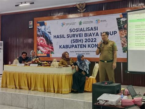 Bps Konawe Rilis Hasil Survey Biaya Hidup Tahun Muarasultra