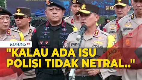 Full Singgung Netralitas Polisi Polri Bicara Pengamanan Pemilu