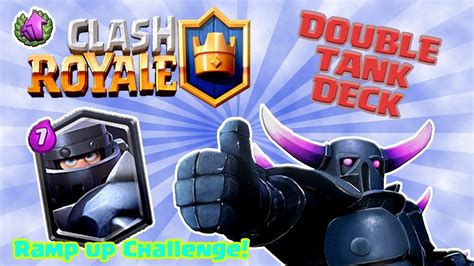 Clash Royale Mega Knight Pekka Deck Ramp Up Challenge Youtube