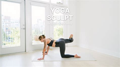 Minute Yoga Sculpt Beginner Friendly Pilates Vinyasa Youtube