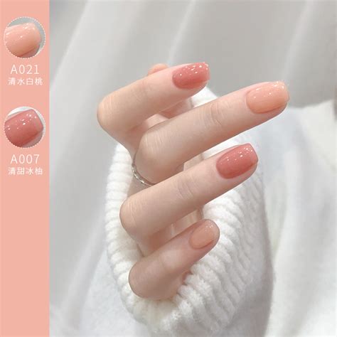 Nude Nail Polish New Women S No Bake Fast Drying Long Lasting Non Peelable Water Based