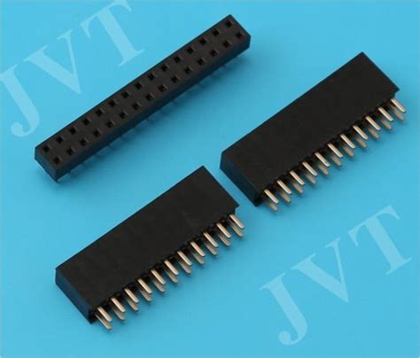 Poles Dual Row Mm Female Header Double Row X Pins Smt Smd