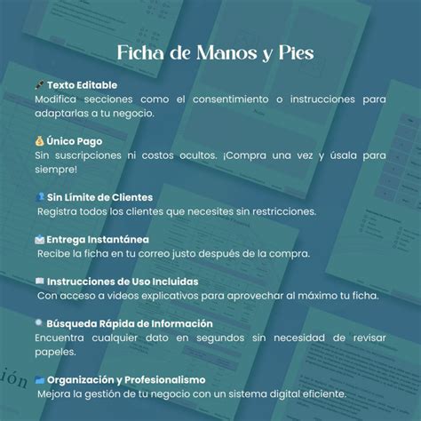 Ficha Para Manicuristas Nude Fichas Digitales